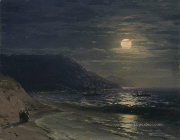ヤルタの夜の山 ロマンチックなイワン・アイヴァゾフスキー ロシア Oil Paintings